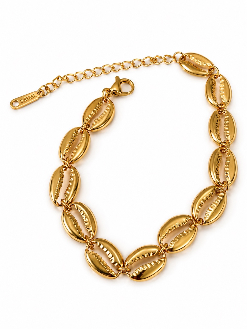 Cowrie shell bracelet